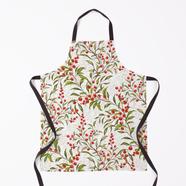 Item preview, Watercolor Christmas Holly Berries designed and sold by NancyDzines.