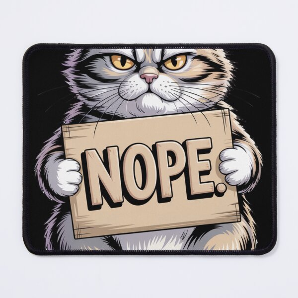 Item preview, NOPE Cat designed and sold by miriamo25.
