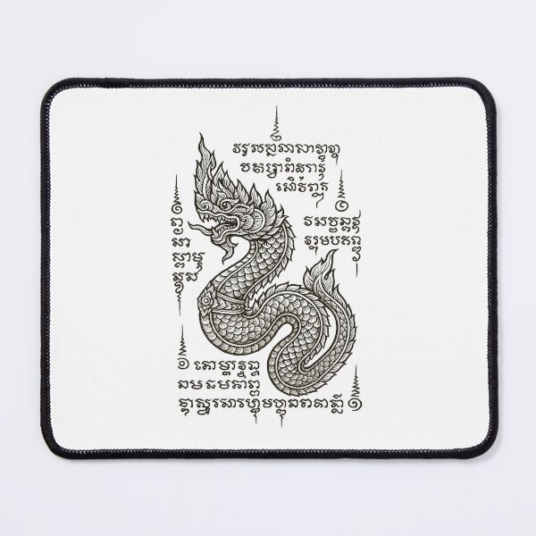 Item preview, Mystic Naga Thai Yantra Line Art designed and sold by Sksticker991.
