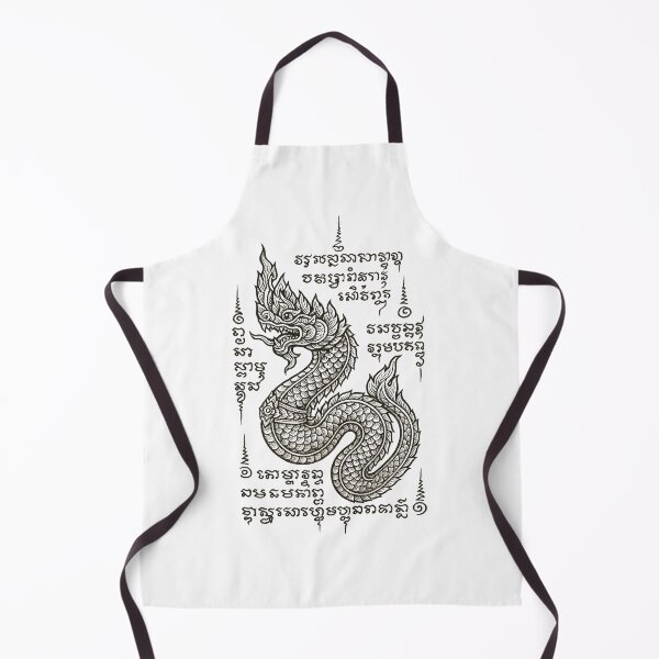 Item preview, Mystic Naga Thai Yantra Line Art designed and sold by Sksticker991.