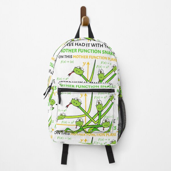 Item preview, Funny Nerdy I Have Had it with these Mother Function Snakes on this Mother Function Plane Math Teacher Black Text designed and sold by MathWare MathClips.