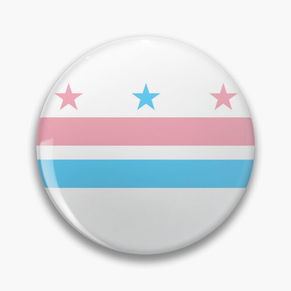 Item preview, Transgender pride colored flag of Washington DC designed and sold by ElectronTheNerd.