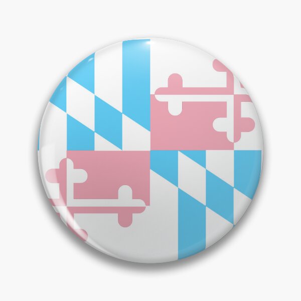 Item preview, Transgender pride colored flag of Maryland designed and sold by ElectronTheNerd.