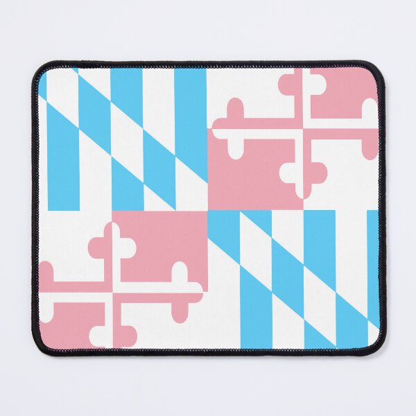 Item preview, Transgender pride colored flag of Maryland designed and sold by ElectronTheNerd.