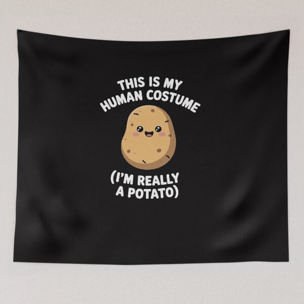 Item preview, Potato Humour This Is My Human Halloween Potato designed and sold by Viepenny.