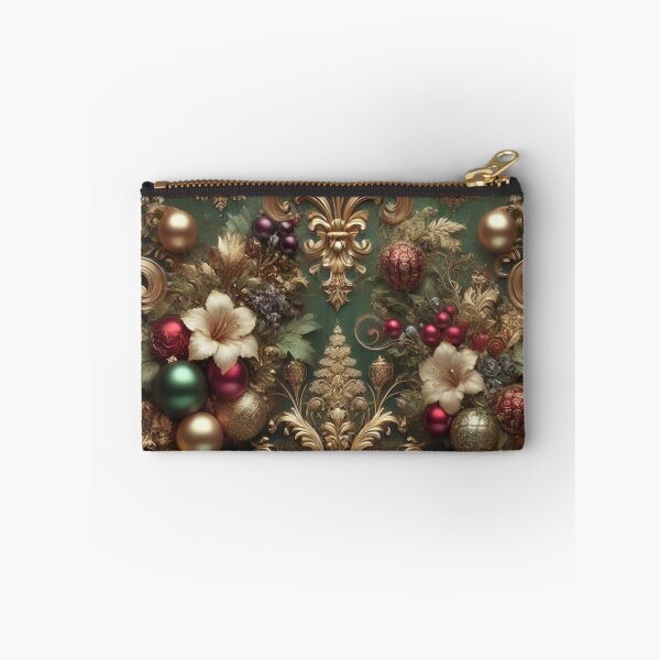 Item preview, Regal Evergreen Christmas Opulence Pattern designed and sold by Dream Bloom Gallery.
