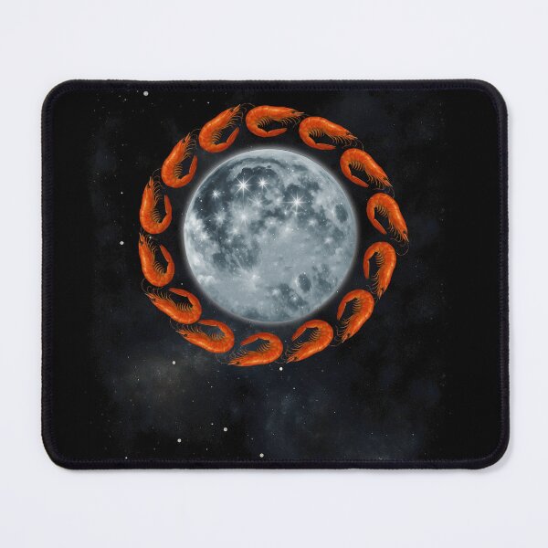Item preview, Shrimp Moon Howl Cosmic T-Shirt designed and sold by LarryMBrown.