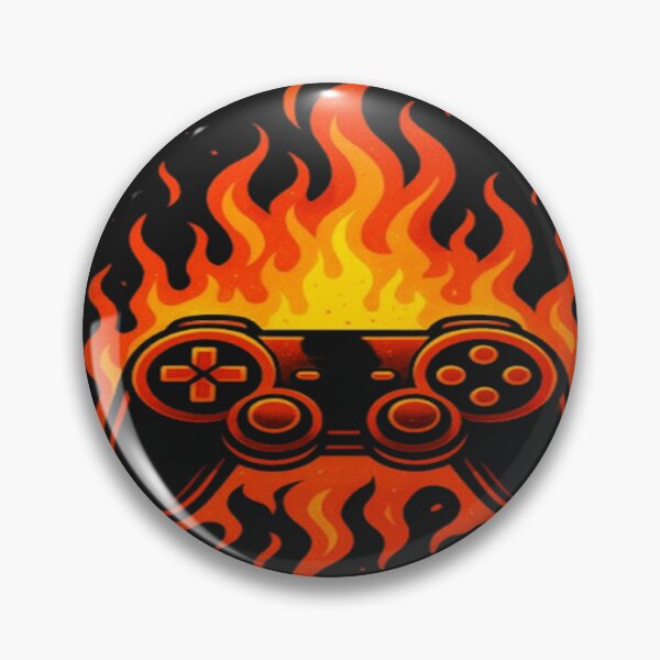 Item preview, Fiery Gaming Controller – Epic Flame Art for Gamers designed and sold by FernandsOficial.