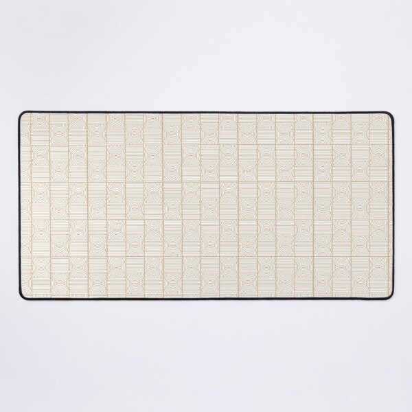Item preview, Arc and Line - Vintage Glamour - light gold designed and sold by Stephanie Fiona Design.