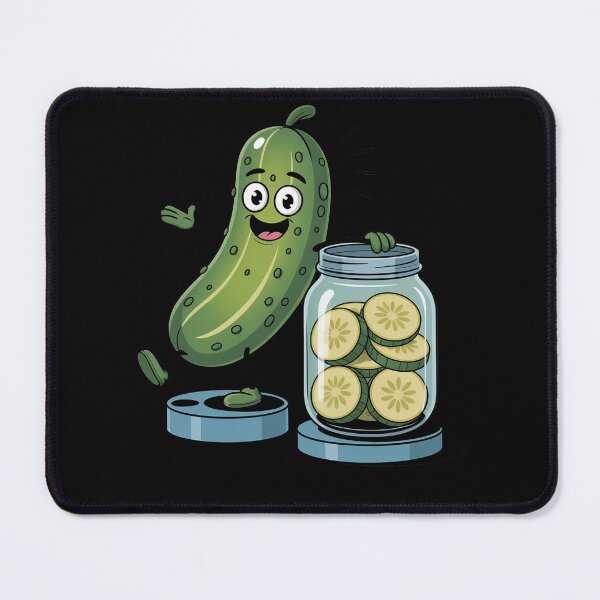 Item preview, Pickle Surprise A Cucumber And A Jar Of Sliced Pickles designed and sold by Viepenny.
