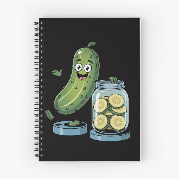 Item preview, Pickle Surprise A Cucumber And A Jar Of Sliced Pickles designed and sold by Viepenny.