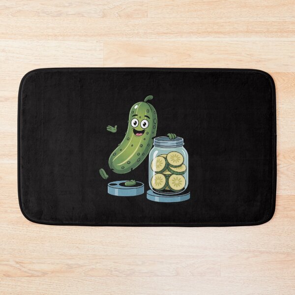 Item preview, Pickle Surprise A Cucumber And A Jar Of Sliced Pickles designed and sold by Viepenny.
