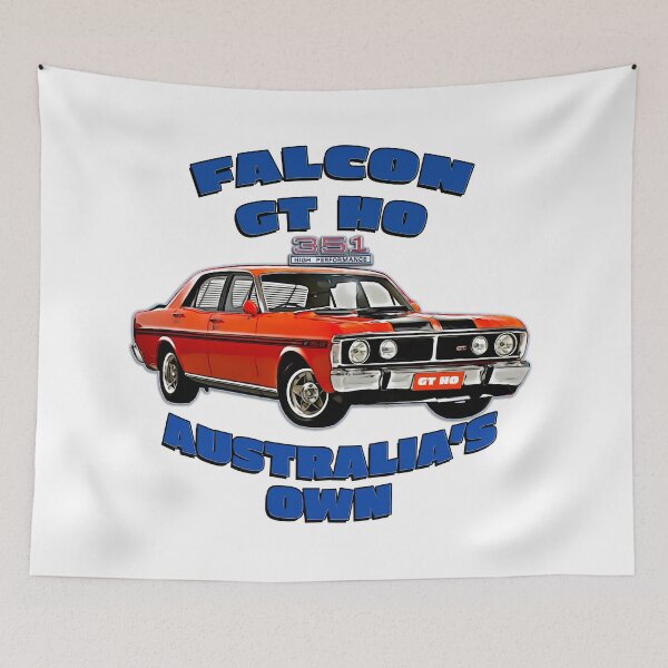 Item preview, Falcon GT HO 351 Cartoon Illustration designed and sold by Michael van der Hoorn.