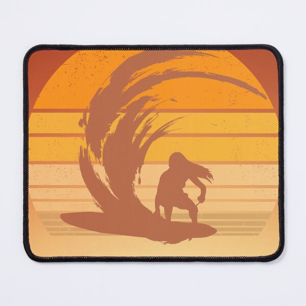 Item preview, Vintage Surf Sunset Wave | Retro Surfer Silhouette | 70s Beach Graphic designed and sold by DarLenn..