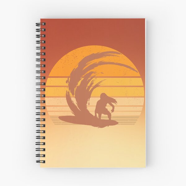 Item preview,  Vintage Surf Sunset Wave | Retro Surfer Silhouette | 70s Beach Graphic designed and sold by DarLenn..