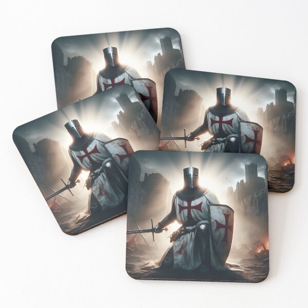 Item preview, Templar Knight Kneeling designed and sold by GalleryBrisArt.