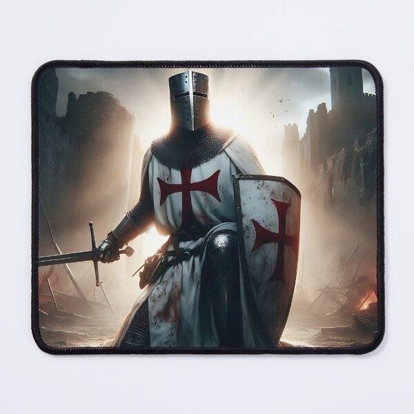 Item preview, Templar Knight Kneeling designed and sold by GalleryBrisArt.