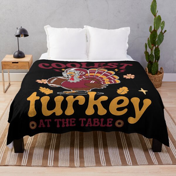 Item preview, Table Turkey Vintage Day Coolest Thankful Happy Turkey At designed and sold by GeoroSturgis.