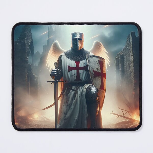 Item preview, Templar Knight Kneeling designed and sold by GalleryBrisArt.