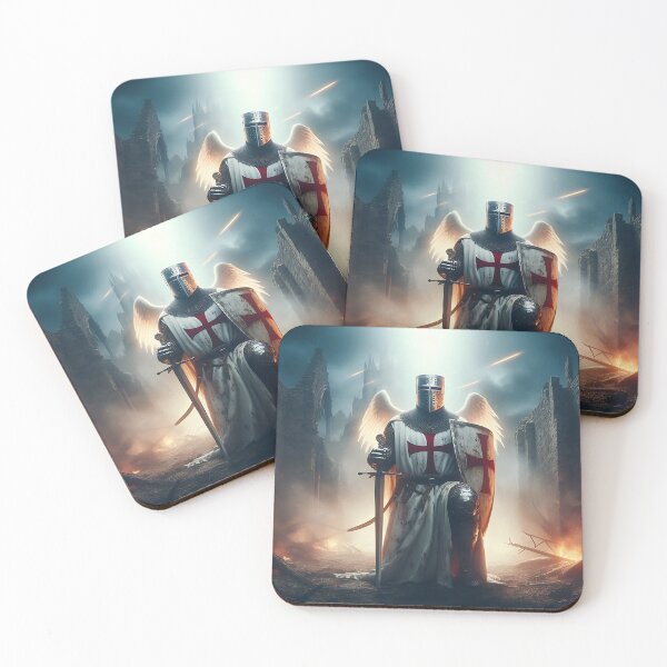 Item preview, Templar Knight Kneeling designed and sold by GalleryBrisArt.