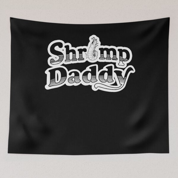 Item preview, Shrimp Daddy Retro Line Art Shirt designed and sold by LarryMBrown.
