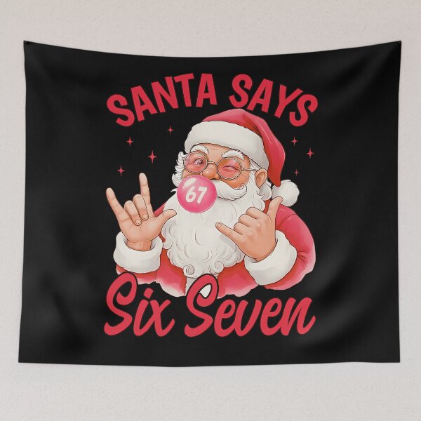 Item preview, Retro Happy Santa Six Says Seven Holiday Bruh Claus Santa designed and sold by ChadnoSmith.