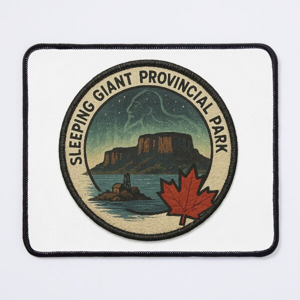 Item preview, Sleeping Giant Provincial Park patch designed and sold by CompassLake.