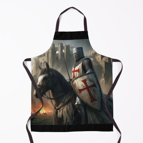 Item preview, Templar Knight on Horseback designed and sold by GalleryBrisArt.