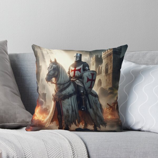 Item preview, Templar Knight on Horseback designed and sold by GalleryBrisArt.