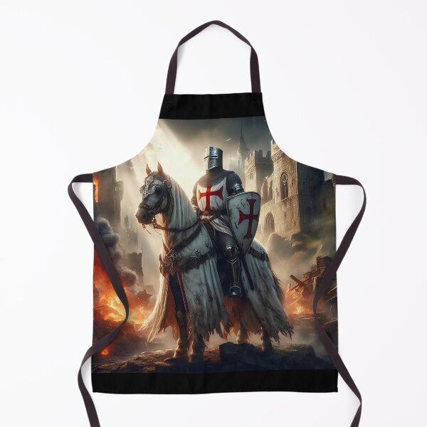 Item preview, Templar Knight on Horseback designed and sold by GalleryBrisArt.
