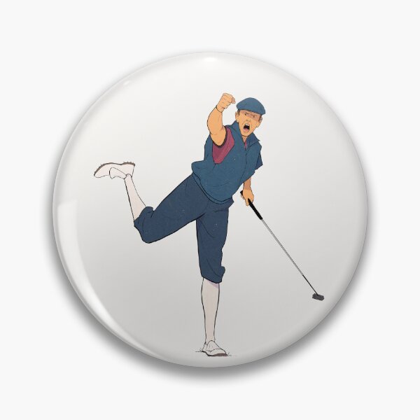 Item preview, Payne Stewart – Iconic U.S. Open Victory Pose Illustration designed and sold by The A-Press.