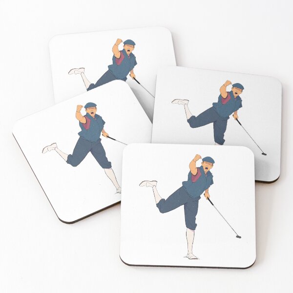Item preview, Payne Stewart – Iconic U.S. Open Victory Pose Illustration designed and sold by The A-Press.