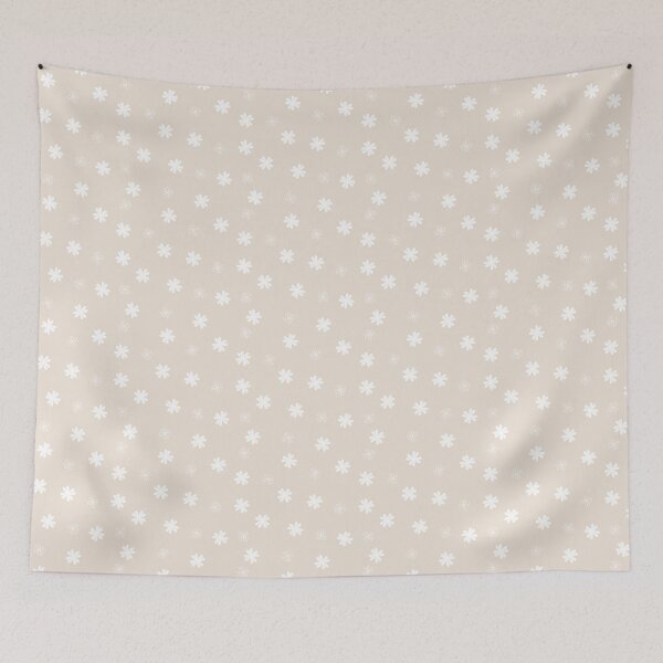 Item preview, Petals - Vintage Glamour - white latte 2 designed and sold by Stephanie Fiona Design.