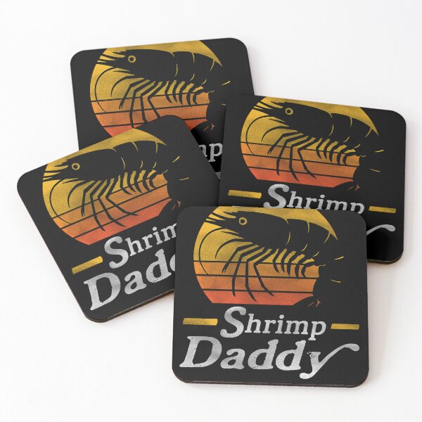 Item preview, Shrimp Daddy Sunset Retro Shirt designed and sold by TinaMDedrick.
