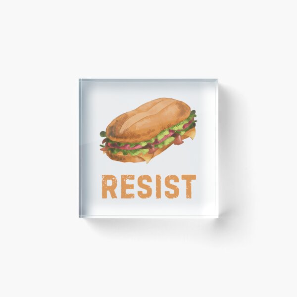 Item preview, Resist American Political Sandwich Guy Humor Meme Washington DC designed and sold by VictoriaVilleno.