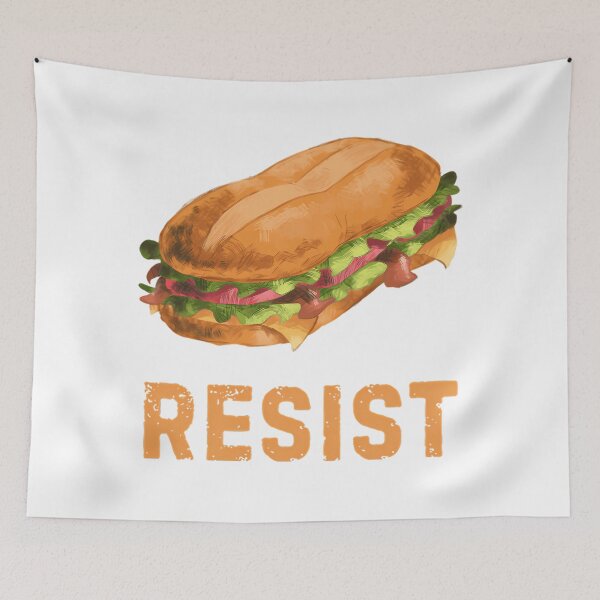 Item preview, Resist American Political Sandwich Guy Humor Meme Washington DC designed and sold by VictoriaVilleno.