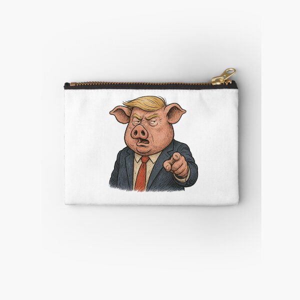 Item preview, Pig-Eared Political Caricature • Satire President Piggy Protest  designed and sold by The Junto Shop.