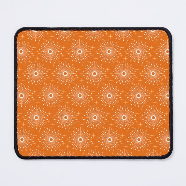 Item preview, Retro Mid Century Mod Orange Atomic Starburst designed and sold by RetroMaggie.