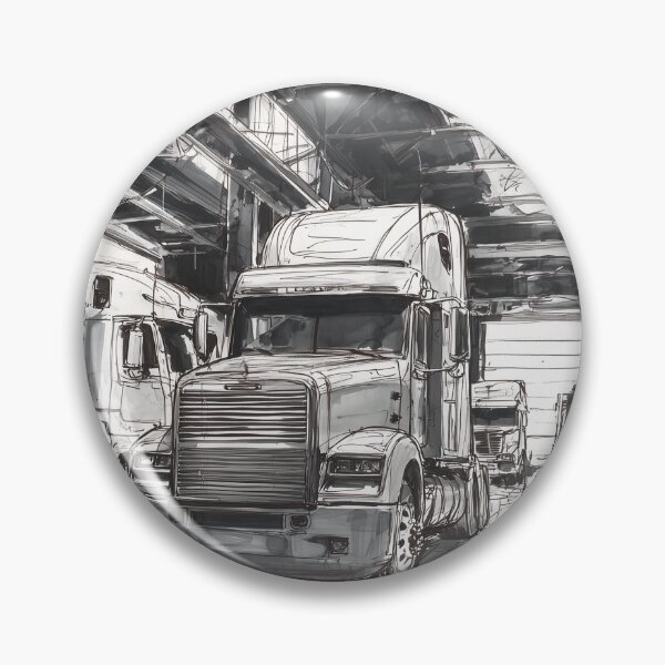 Item preview, Diesel Giants in the Service Bay designed and sold by ArgentoArt.