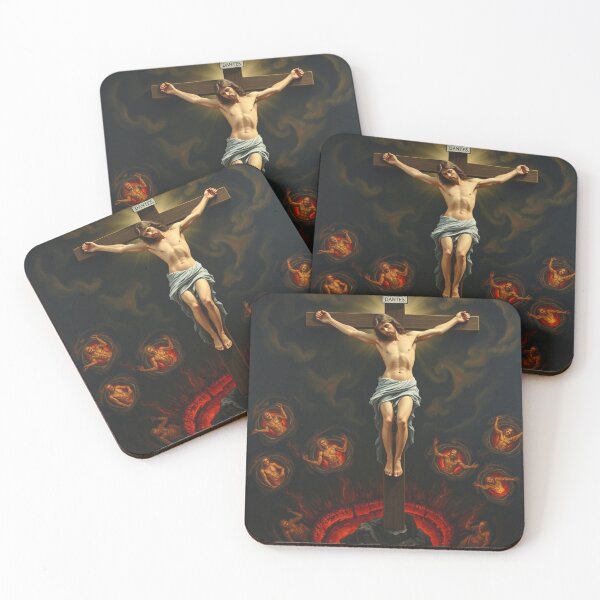 Item preview, Jesus Crucified Over Hell - Dante Dark Art Crucifixion designed and sold by EllDAV777.