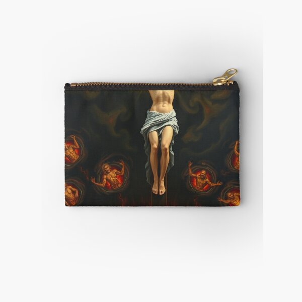 Item preview, Jesus Crucified Over Hell - Dante Dark Art Crucifixion designed and sold by EllDAV777.