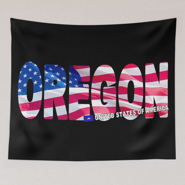 Item preview, OREGON United States of America - Sticker Tee Shirt designed and sold by Adam Gormley.