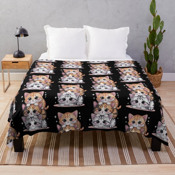 Item preview, Stacked Cute Kittens Kawaii Art designed and sold by miriamo25.