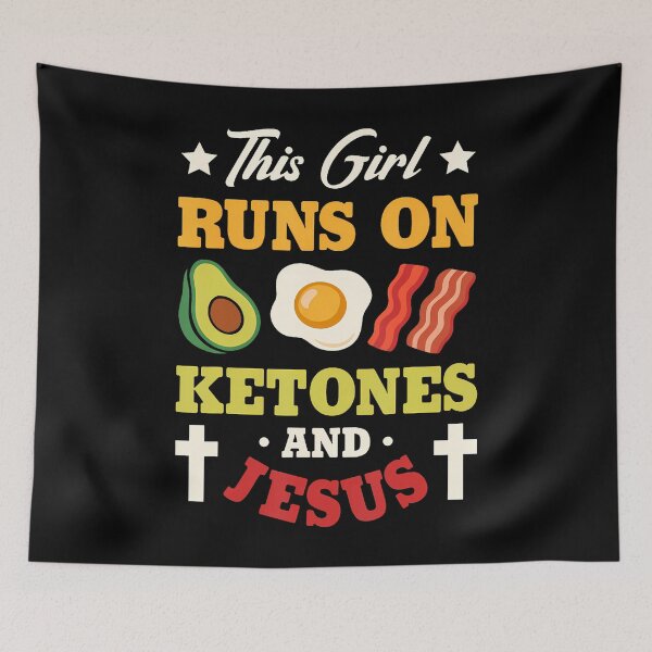 Item preview, Runs On Ketones And Jesus designed and sold by SharronDawn.