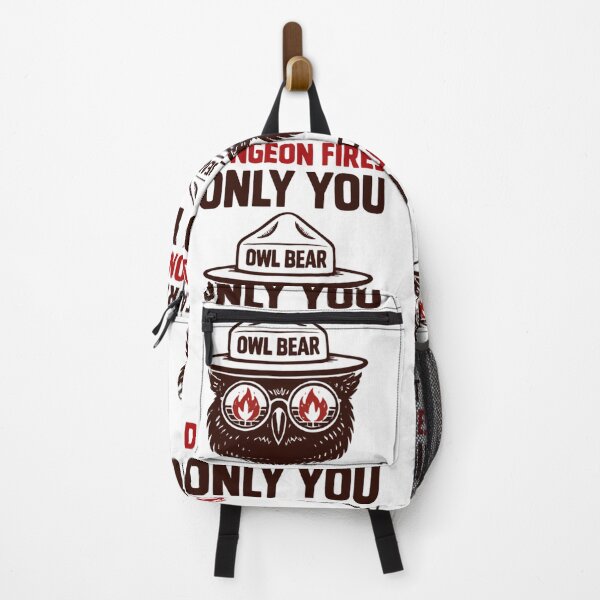 Item preview, Only You Can Prevent Dungeons Fires Cute Owlbear Dnd designed and sold by Carolina Pacheco.