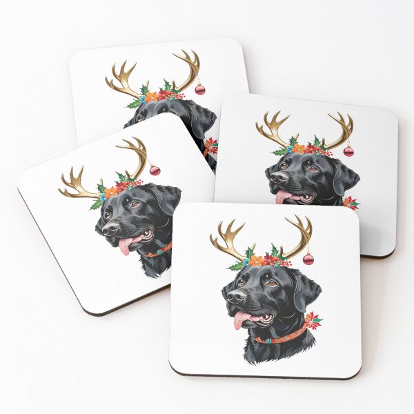 Item preview, Christmas Black Lab designed and sold by graphiRR.