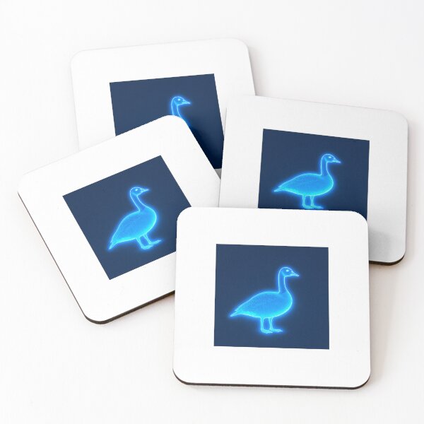 Item preview, Dr. Goose: Neon Blue Ultra-Rare Glow Print designed and sold by SachaMuru.