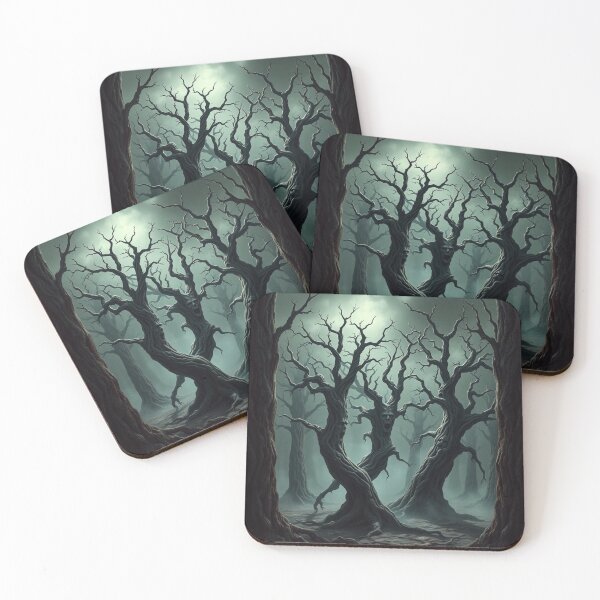 Item preview, "Dark Fantasy Screaming Tree Monster Haunted Forest Art" designed and sold by EllDAV777.