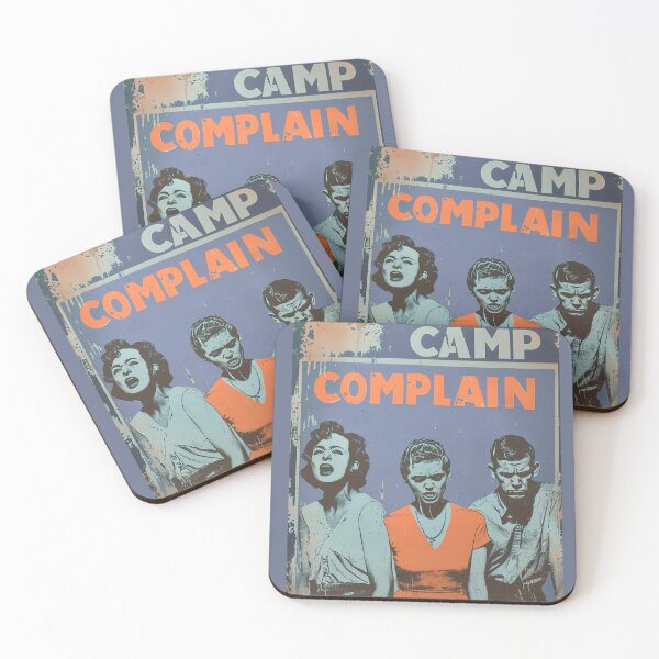 Item preview, Camp Complain Retro Mid-Century Pop Art Poster Design designed and sold by AHumanInTheLoop.