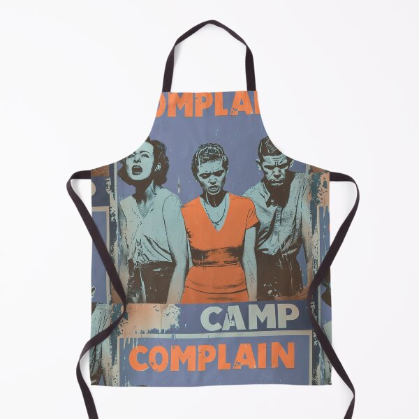 Item preview, Camp Complain Retro Mid-Century Pop Art Poster Design designed and sold by AHumanInTheLoop.